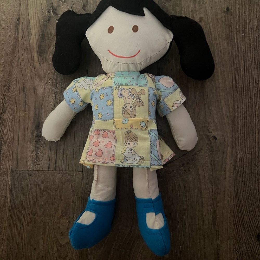 Norma Kamali Black and White Stuffed Animal Plush